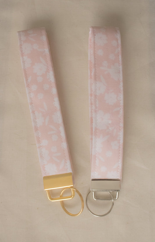Blush Blossom Keychain and Pouch